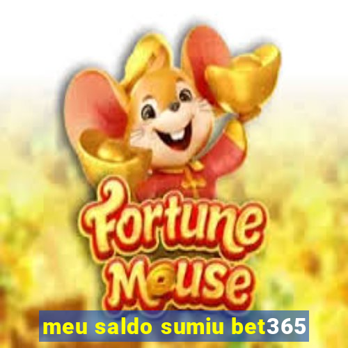 meu saldo sumiu bet365