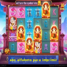 abc alfabeto para imprimir