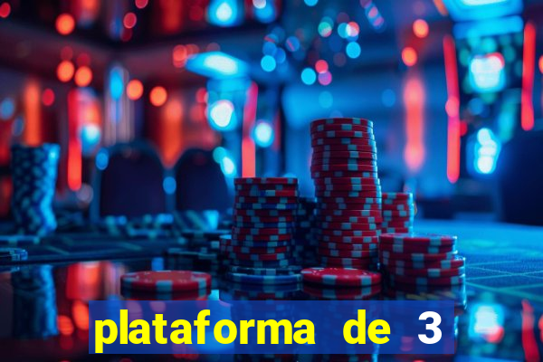 plataforma de 3 reais jogo